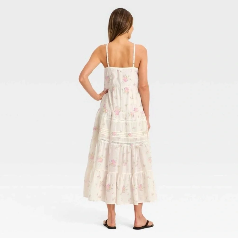 a new day Cream and Pink Floral Maxi Dress - Picture 2 of 2